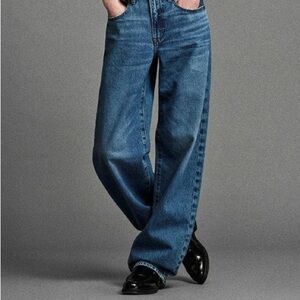 FRAME Womens Long Barrel Jeans - Caramia Size 32  LSBL510 $278 MSRP